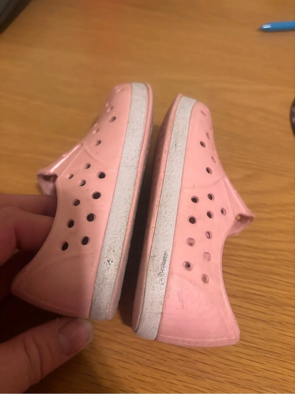 Cat & Jack Pink Perforated Slip-On Sneakers